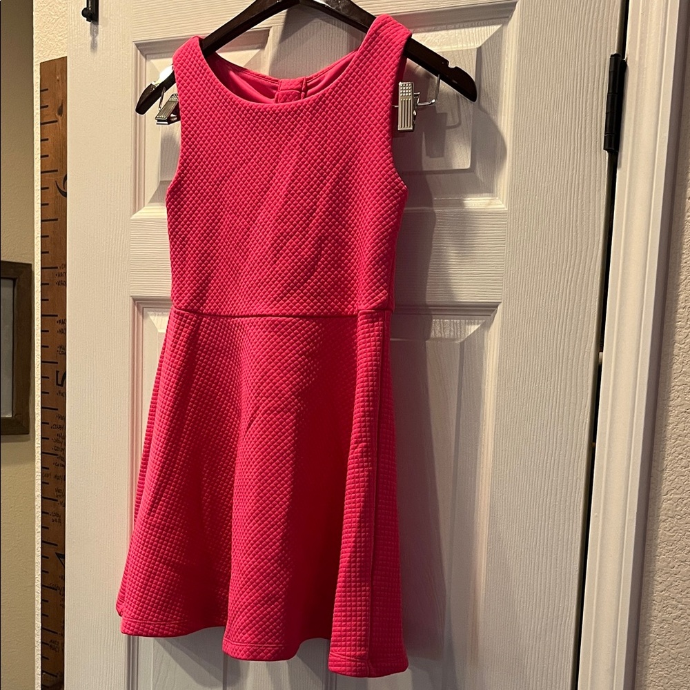Kate Spade Vibrant Pink Textured Kids Dress